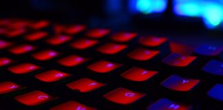 Glowing Keyboard