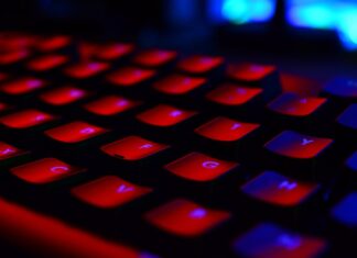 Glowing Keyboard
