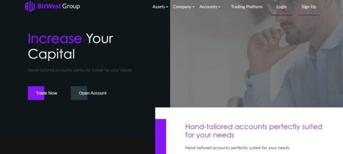 Bitwest Group website