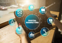 What are the Digital Marketing Agency Services Best for Your Business? Digital marketing technology concept. Internet. Online. Search Engine Optimisation. SEO. SMM. Video Advertising.