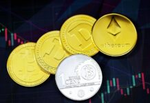 Beyond Banks: The Main Benefits of Cryptocurrencies (2025) Gold round coins on a black surface