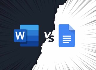 Google Docs and Microsoft Word