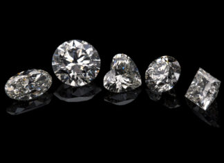The Most Popular Diamond Shapes of the Year (2025) Different,Cuts,Of,Diamond,Isolated,On,Black,Background.