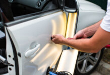Behind the Scenes of PDR: Demystifying the Tools of the Trade (2025) Repairing car dent after the accident by paintless dent repair