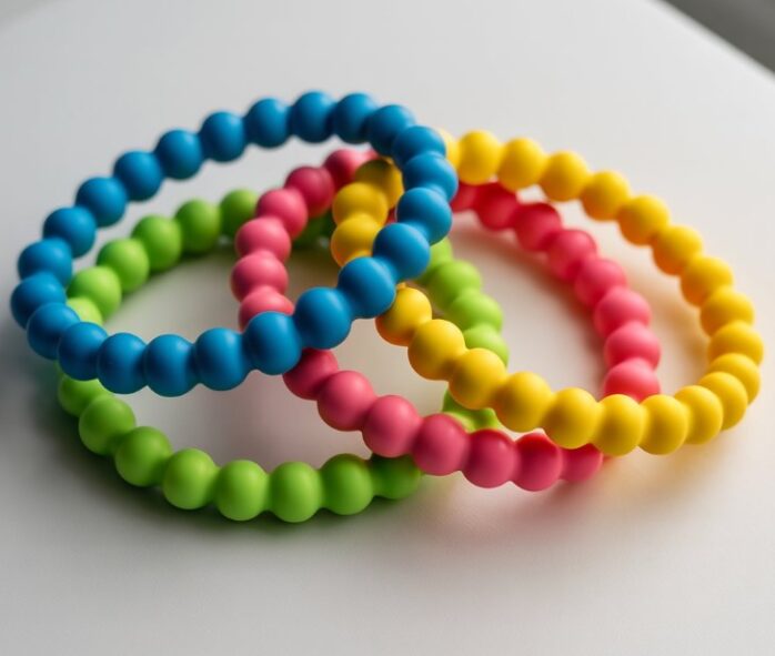 Silicone chewable bracelets are safe