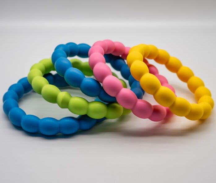 Silicone chewable bracelets for kids