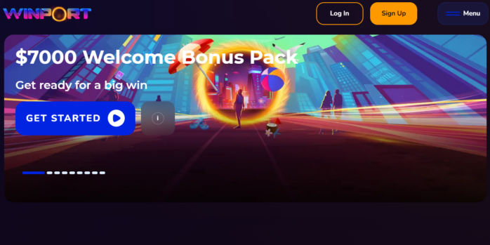 Winport Online Casino Interface