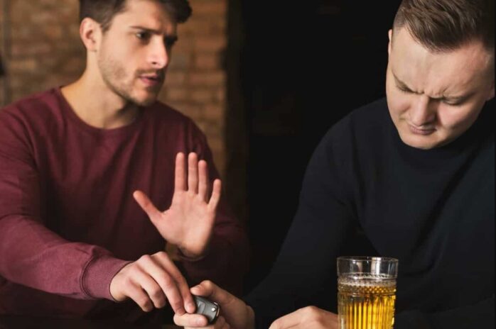 being defensive over your drinking habits