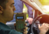 Driver due to being subject to test for alcohol content with use of breathalyzer