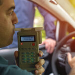 Driver due to being subject to test for alcohol content with use of breathalyzer